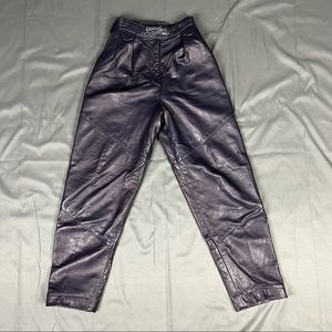 Vintage Laurence Roy Genuine Leather Pants | Size 5
